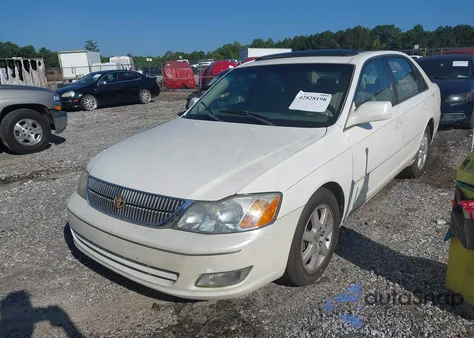 2002 Toyota Avalon Xls z USA, uszkodzony, nr VIN 4T1BF28B82U254121